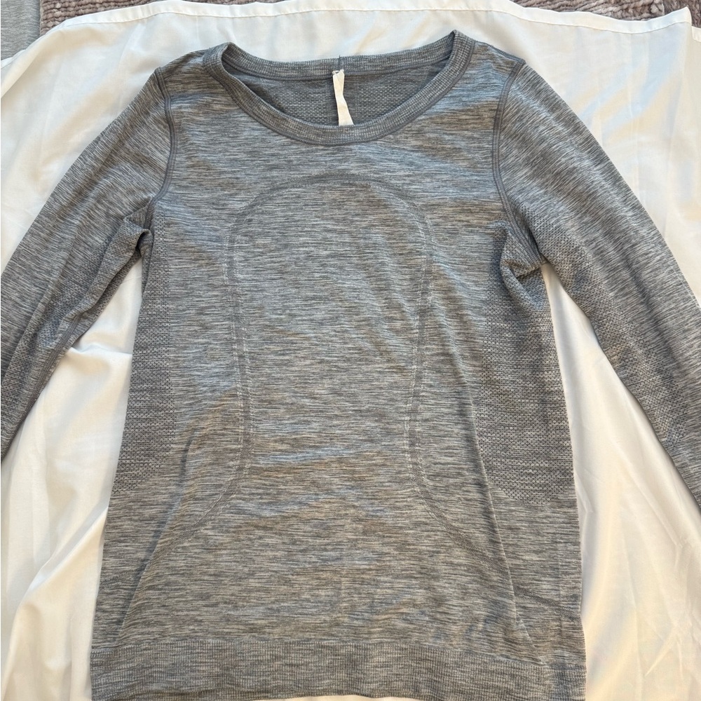 Gray Lululemon Relaxed Fit Gray Longsleeve